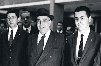 Dr. Plinio with Carlos Alberto and Peddro Paulo
